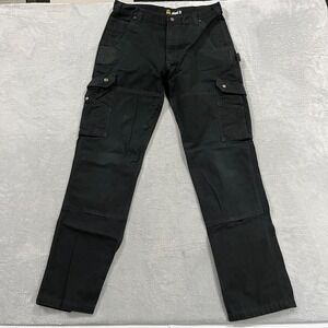 Carhartt Double Knee ‎ Pants Mens 36x36 Ripstop Work Cargo Carpenter B342 BLK